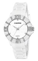 Horlogeband Calypso K5649-1 Rubber Wit
