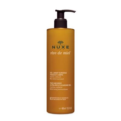 Nuxe Rêve de Miel Gel Lavant Surgras Visage et Corps 400ml