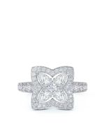 DE BEERS bague Enchanted Lotus en or 18ct sertie de diamants - Blanc