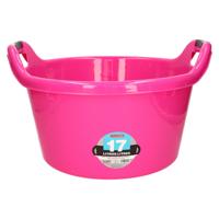 Plastic Forte Afwasbak - 15L - roze - 42 x 40 x 25 cm - met handvatten - teiltje