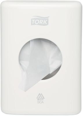 Tork dispenser voor hygiënezakjes, wit, systeem B5