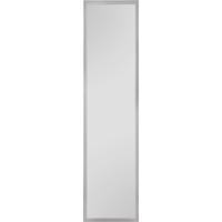 Spiegel - Wandspiegel - Trion Nanino - Staande Spiegel - Grijs - 33.5x125cm - Spiegelglas - Kunststof
