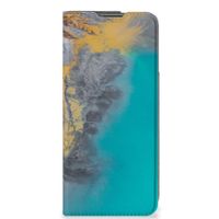 OnePlus Nord CE 2 5G Standcase Marble Blue Gold - thumbnail