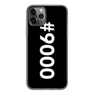 #9000: iPhone 11 Pro Transparant Hoesje