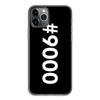 #9000: iPhone 11 Pro Transparant Hoesje