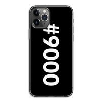 #9000: iPhone 11 Pro Transparant Hoesje