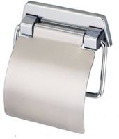Geesa Serie 5000 toiletrolhouder met klep RVS gepolijst - thumbnail