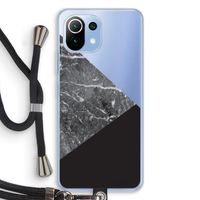 Combinatie marmer: Xiaomi Mi 11 Lite Transparant Hoesje met koord