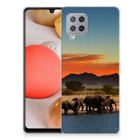 Samsung Galaxy A42 | TPU Hoesje | Olifanten