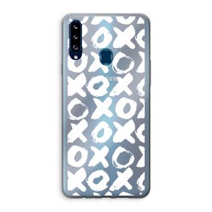 XOXO: Samsung Galaxy A20s Transparant Hoesje