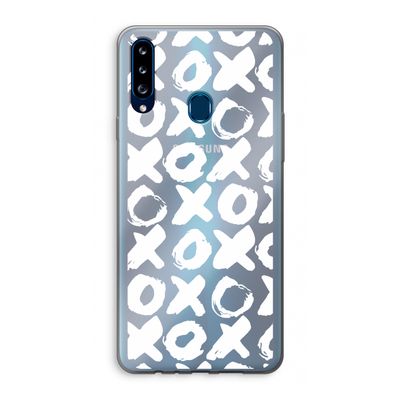 XOXO: Samsung Galaxy A20s Transparant Hoesje