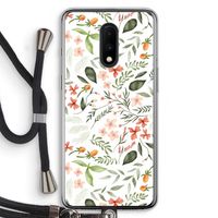 Sweet little flowers: OnePlus 7 Transparant Hoesje met koord