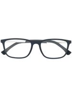 Emporio Armani lunettes de vue à monture carrée - Bleu