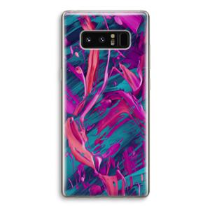 Pink Clouds: Samsung Galaxy Note 8 Transparant Hoesje