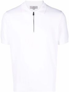 Canali polo à col zippé - Blanc