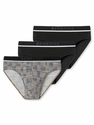 Schiesser - 95-5 - Rio Slip - 3 pack - zwart, Maat:XL
