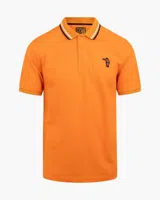Cruyff Dos Rayas Polo Heren Oranje - Maat XS - Kleur: Oranje | Soccerfanshop