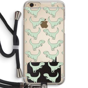 Dinos: iPhone 6 / 6S Transparant Hoesje met koord