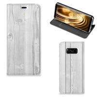 Samsung Galaxy S8 Book | Wallet Case | White Wood