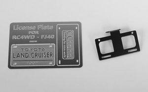 RC4WD Front License Plate System for RC4WD G2 Cruiser (VVV-C0463)