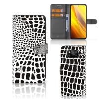Xiaomi Poco X3 | Poco X3 Pro | Telefoonhoesje | Met pasjeshouder | Slangenprint