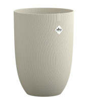 Plantenbak sereh hoog d40 h53 cm paddenstoel beige bloempot elho - Elho