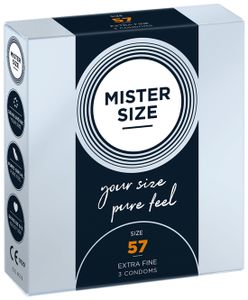 MISTER SIZE 57 - Iets Ruimere Condooms Ultradun 3 stuks