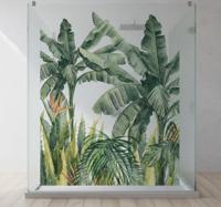 Muursticker kinderkamer elegante tropische bomen