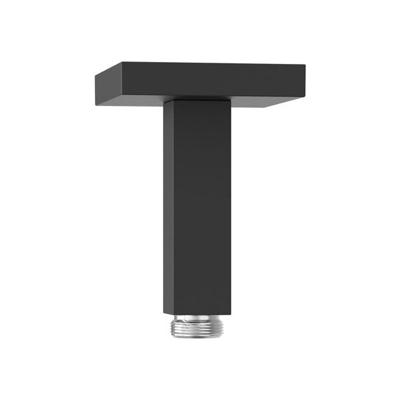 Douchearm Tres Exclusive | 11 cm | Plafond montage | Messing | Vierkant | Zwart mat