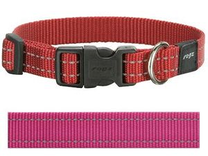 Rogz for dogs snake halsband roze (16 MMX26-40 CM)