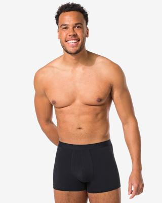 HEMA Korte herenboxers - 3 stuks zwart (zwart)