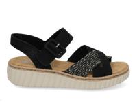 Rieker 69269 00 schwarz Zwart maat 37