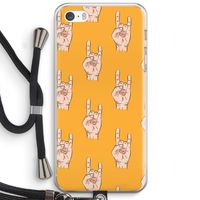 Rock: iPhone 5 / 5S / SE Transparant Hoesje met koord