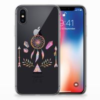 Apple iPhone X | Xs Telefoonhoesje met Naam Boho Dreamcatcher - thumbnail