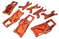 Integy Billet Machined Suspension Conversion Kit Rood - Traxxas Maxx 4S