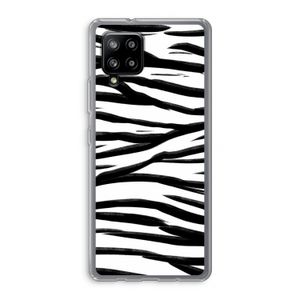 Zebra pattern: Samsung Galaxy A42 5G Transparant Hoesje