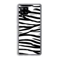 Zebra pattern: Samsung Galaxy A42 5G Transparant Hoesje