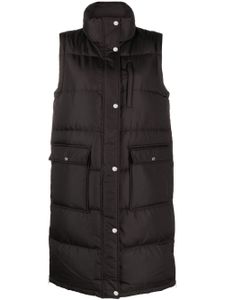 Lauren Ralph Lauren long puffer vest - Noir