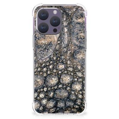 iPhone 15 Pro Max Case Anti-shock Krokodillenprint iPhone 15 Pro Max Case Anti-shock Krokodillenprint