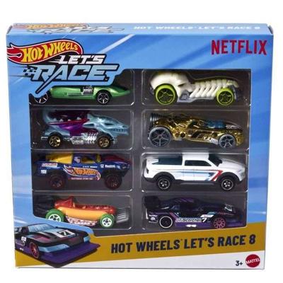 Hot Wheels - Let's Race 5-delige voertuigenset - Voertuigen op schaal 1/64 - Hot Wheels - JGK18