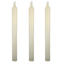 3x Stuks dinerkaars LED-verlichting met timer 25 cm