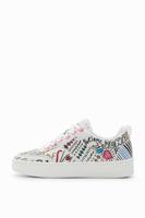 Retro-sneakers met arty illustraties - WHITE - 41