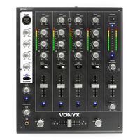 Retourdeal - Vonyx STM-7010 Mixer 4-Kanaals DJ Mixer met USB - thumbnail