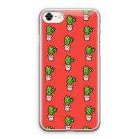 Mini cactus: iPhone 8 Transparant Hoesje