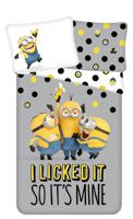 Minions dekbedovertrek I licked it so it&apos;s mine! 140 x 200 cm - Katoen - thumbnail