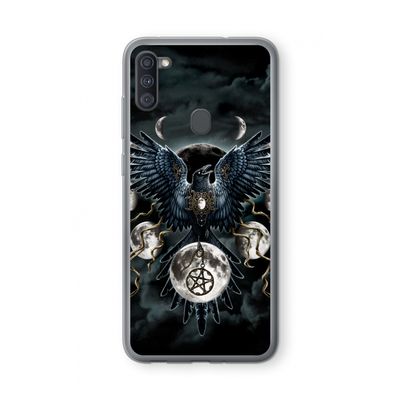 Sinister Wings: Samsung Galaxy A11 Transparant Hoesje