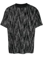 Missoni t-shirt à rayures - Noir