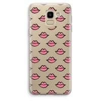 Lipjes: Samsung Galaxy J6 (2018) Transparant Hoesje