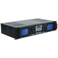 SkyTec SPL2000MP3 DJ PA versterker 2 x 1000W met USB MP3 speler - thumbnail