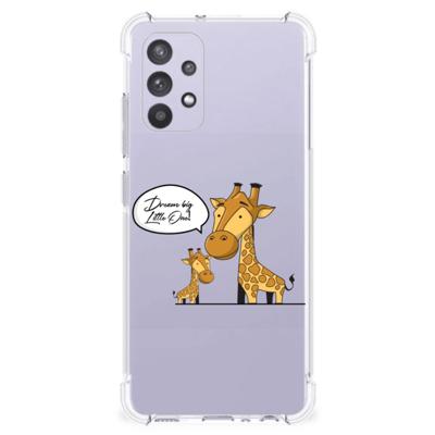 Samsung Galaxy A32 4G | A32 5G Enterprise Editie Stevig | Bumper Hoesje | Giraffe